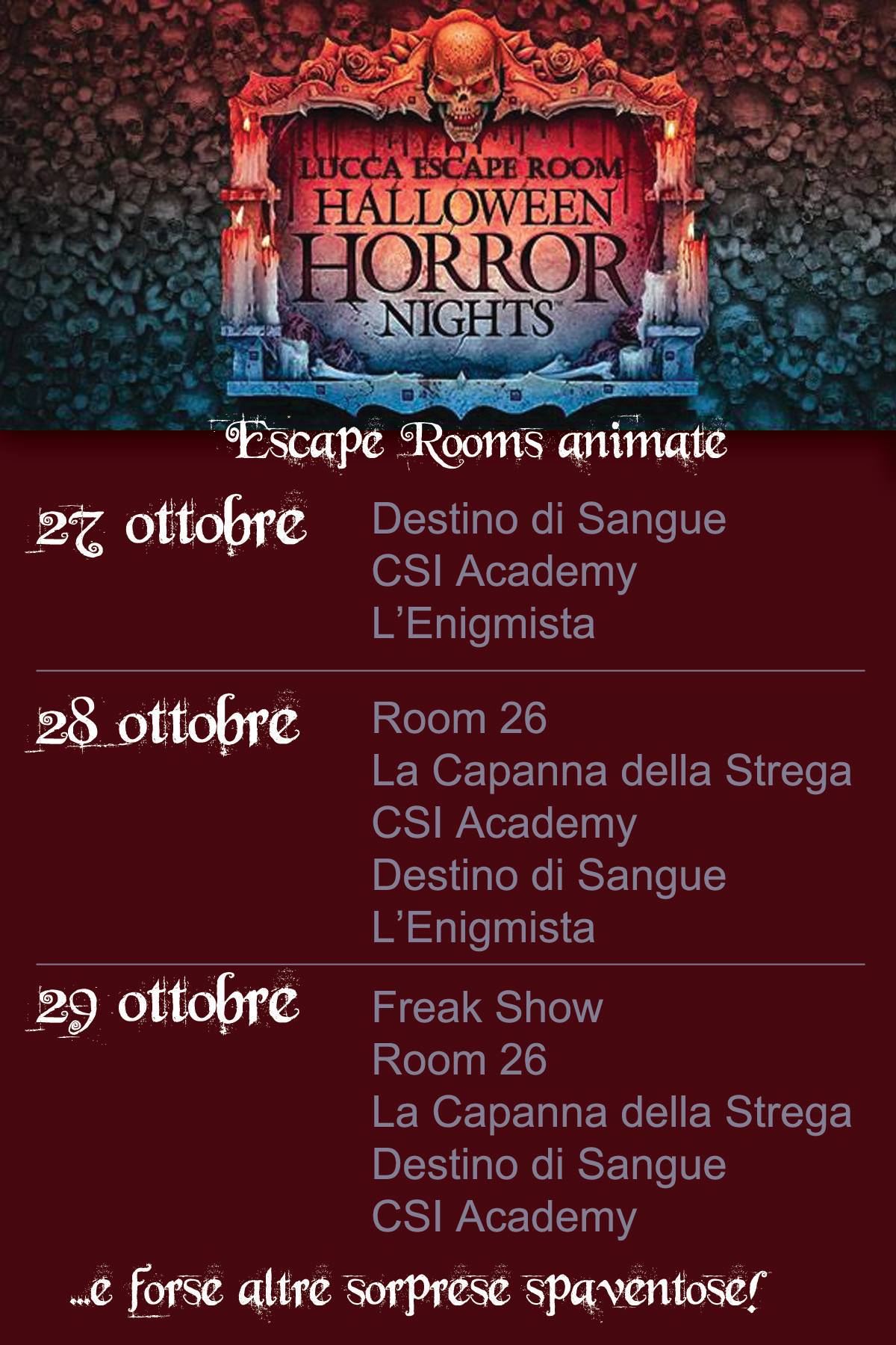 evento halloween